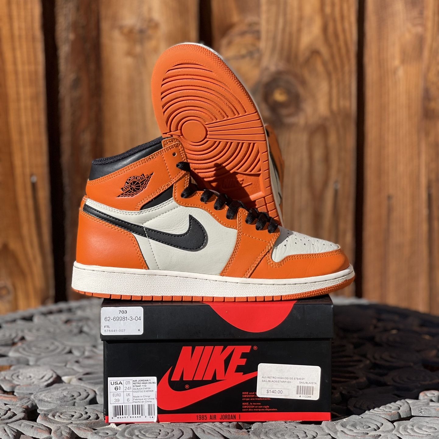 Jordan 1 High Reverse Shattered Backboard 2.0 (GS) Size 6.5Y for Sale in  Oak Glen, CA - OfferUp
