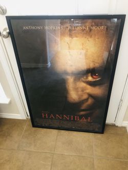 Framed Hannibal full-size movie poster