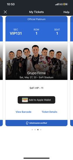 Grupo Firme VIP Section @SoFi