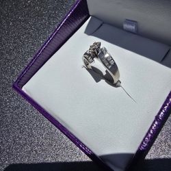 10 Karat Merquise Diamond White Gold Ring