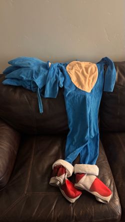 Sonic costume 7-8 kids