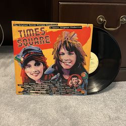 Times Square - Motion Picture Soundtrack Vintage 1980 Compilation Talking Heads Roxy Music The Cure 2xLP