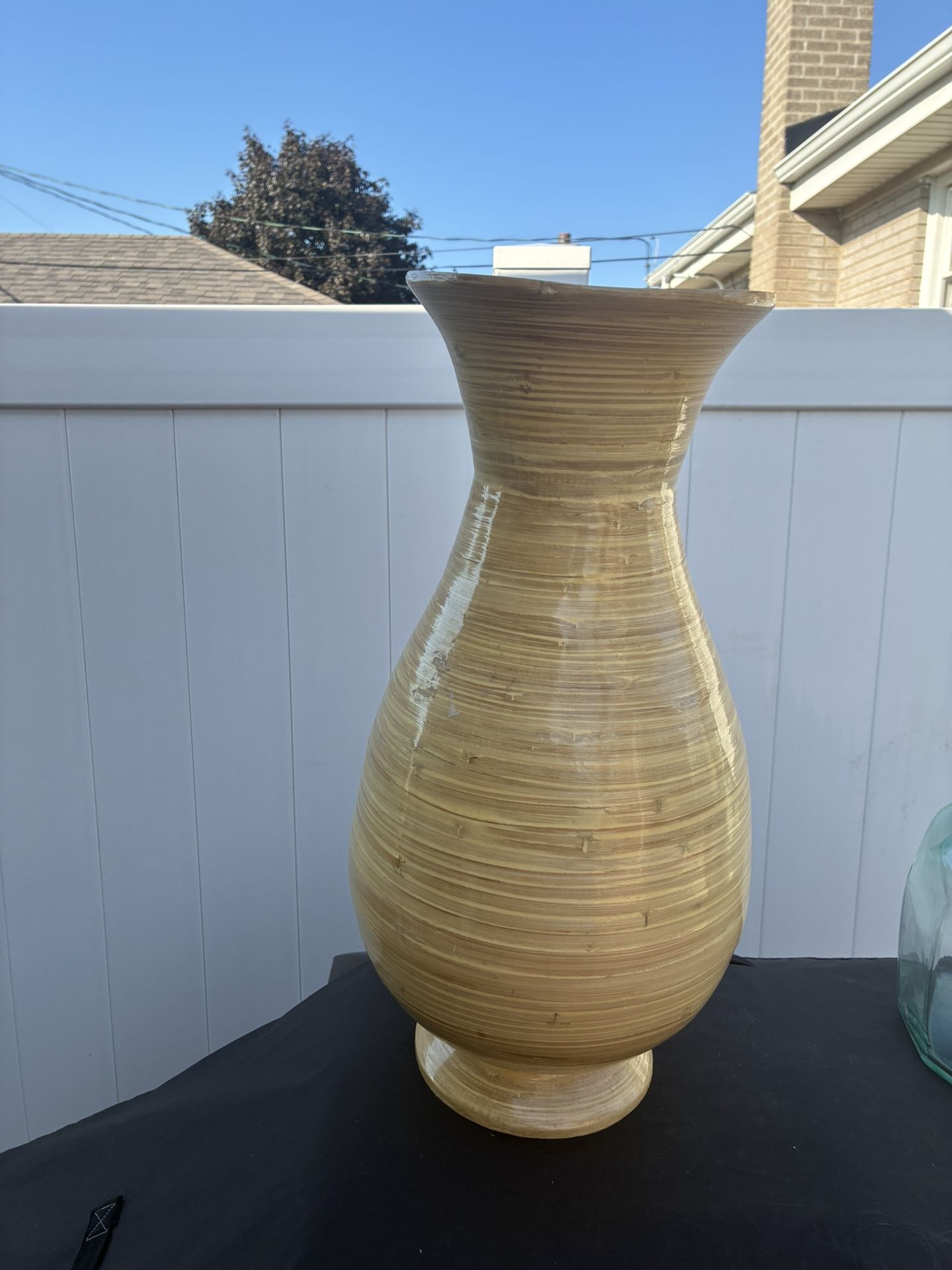 SIX TREES Lacquerware Vase
