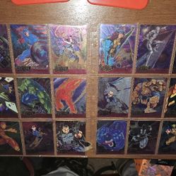 Marvel Metal Limited Edition Set Of 18 Cards