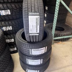 225/45R17 Royal Black RacingTrac – Brand New – Set of 4 – Sedan / Sport Tires