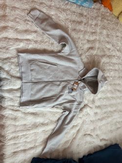 Grey Stussy hoodie Size M