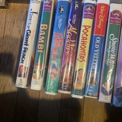 Lot Of 10 Disney VHS Tapes - 