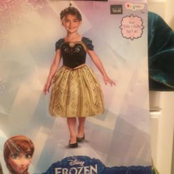 Disney Frozen Anna costume size M (7-8) Brand New