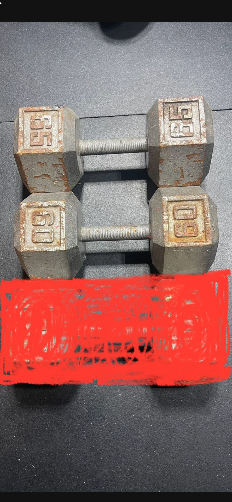 HEX DUMBBELLS