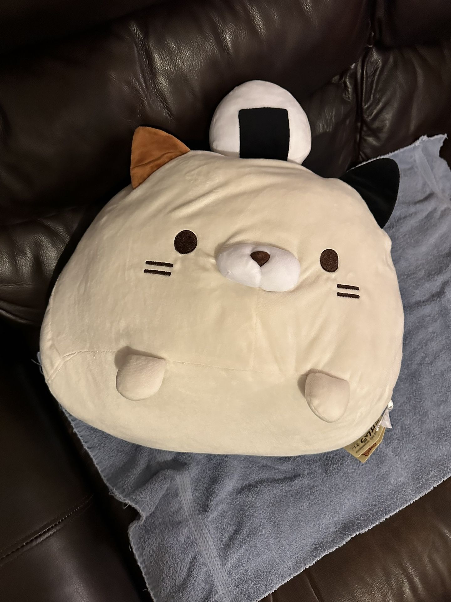 Sasurai No Tabineco Mikemura-san with Seaweed Rice on Head Plush