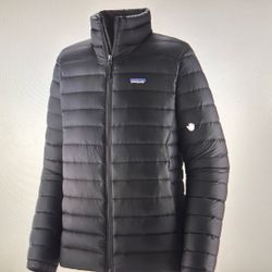Patagonia Men’s Down Puffer Jacket Medium Black Brand New Puffy