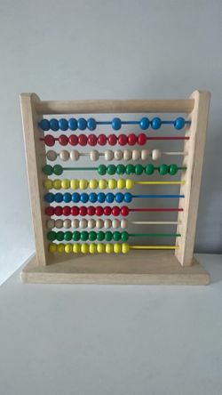 Melissa & Doug Wooden Abacus Counting Toy/ education