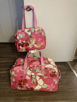 Roxy Throvel bags carry luggage Pink big 27’-14’-10 small 17’-12’-5