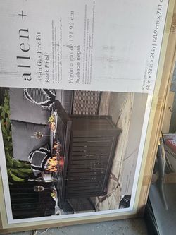 Fireplace in box brand new never opened
