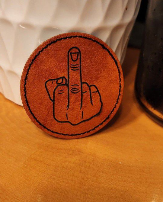 Personalized Leatherette Iron On Patches