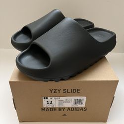 Adidas Yeezy Slide Dark Onyx - Size 12 Men’s - New DS