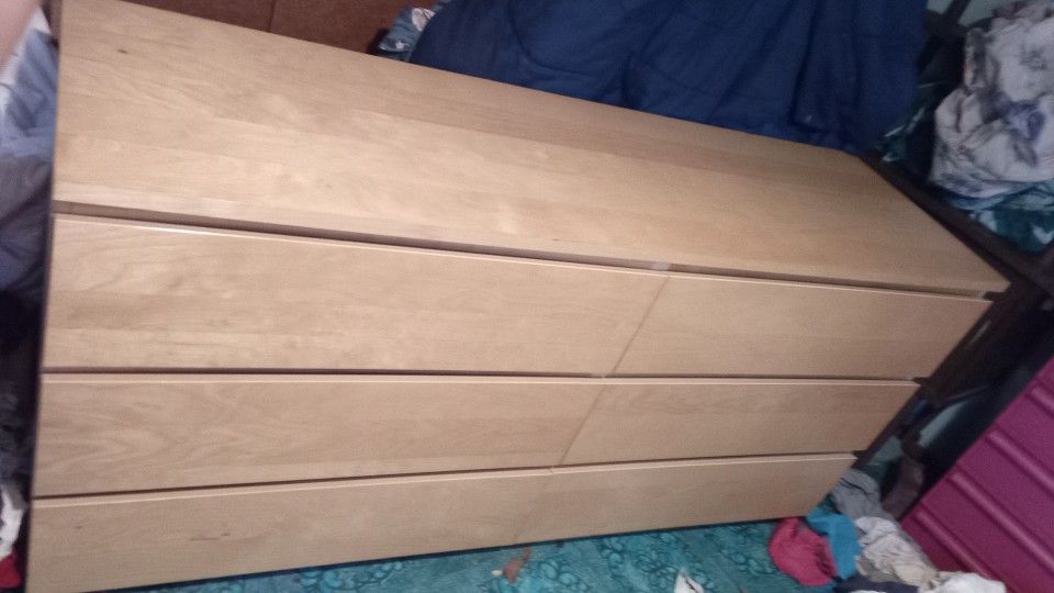Fresh Wooden Six Drawer Bedroom Dresser