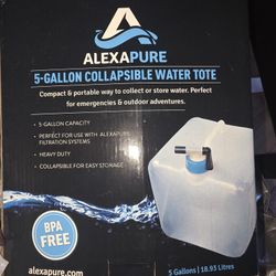 Alexapure 5-Gallon Collapsible Water Tote