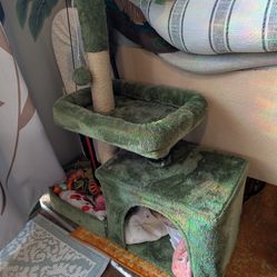 Lightly used cat tree