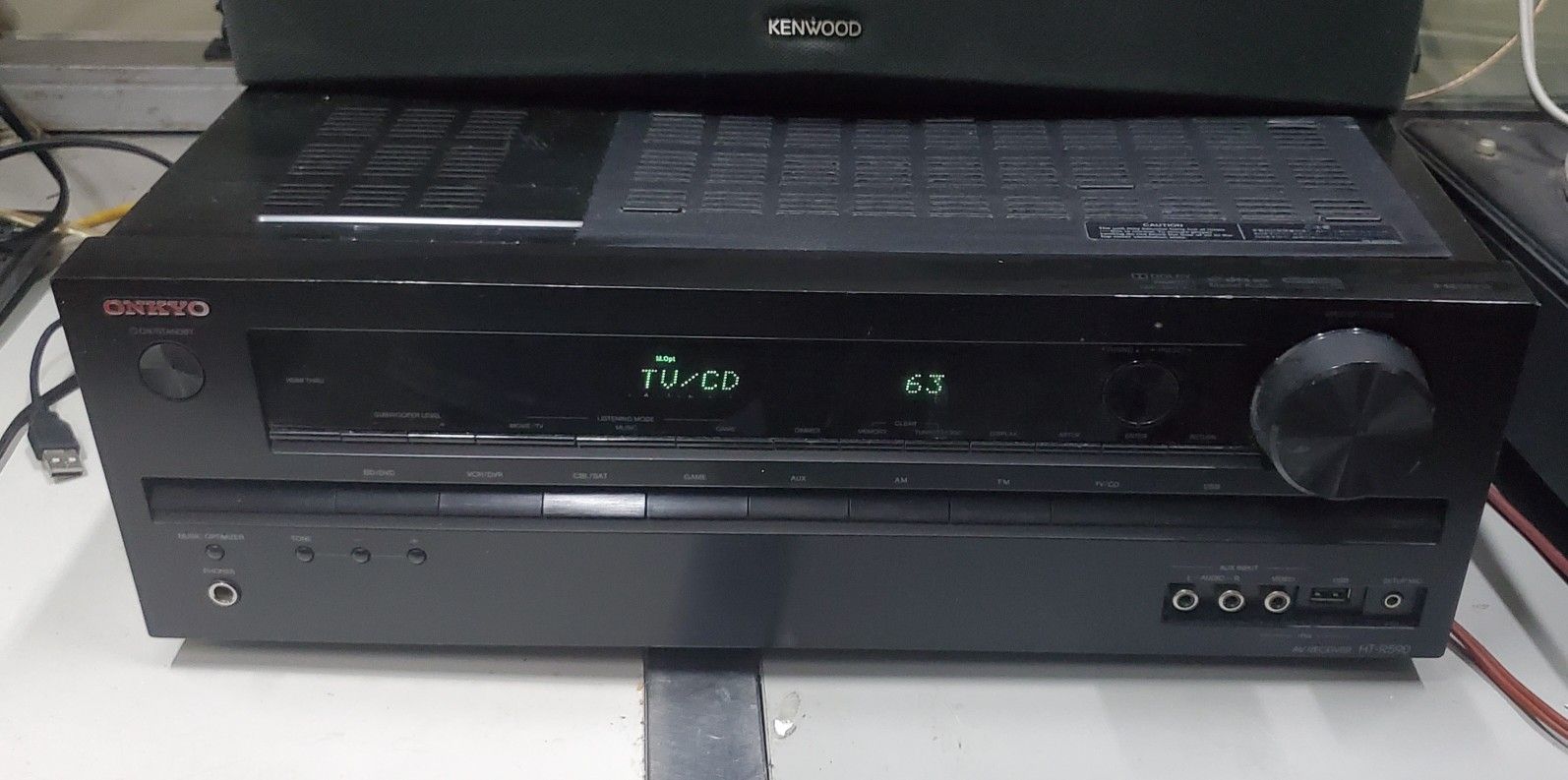 Onkyo HT-R590 HDMI 7 channel Home Theater Receiver. Tested. Watch video demo.