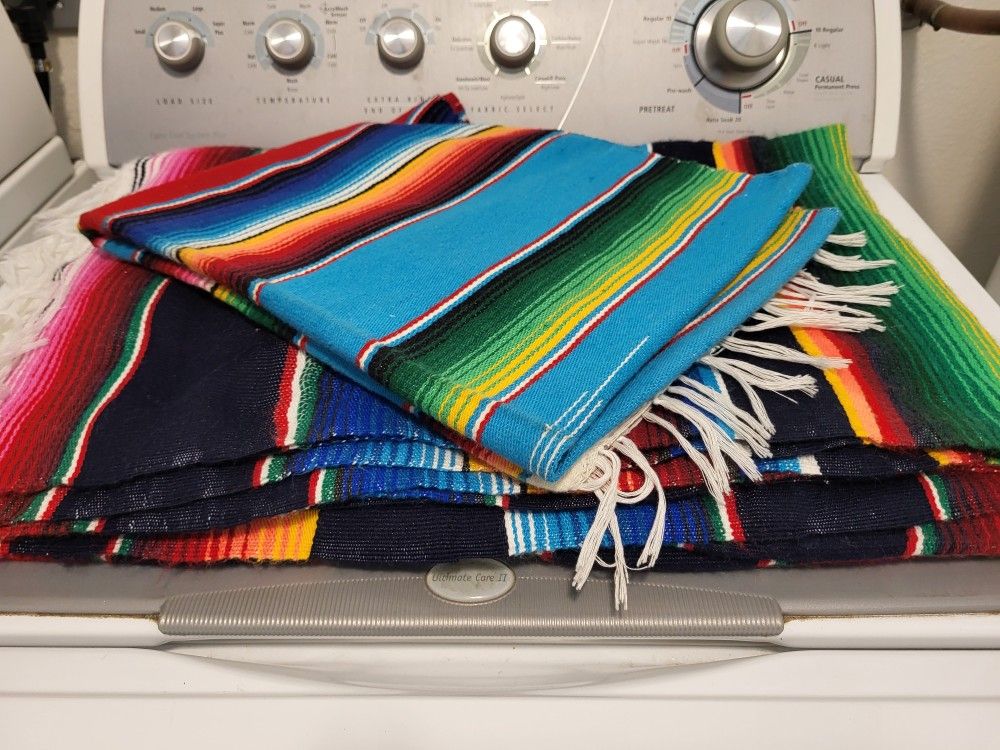 1 Saltillo Blanket & 1 Runner/Tablecloth