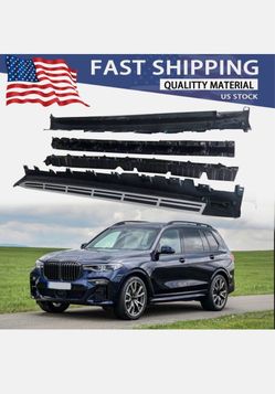Fits For BMW X7 G07 2019-2026 Aluminum 2PCS Side Steps Nerf Bars Running Boards