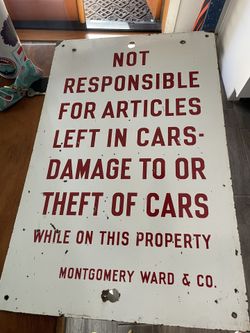 Montgomery Ward and Co. SSP SIGN 