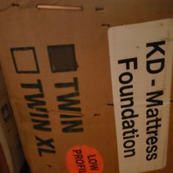 brand new set of 2 foundation for bed