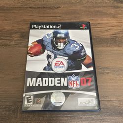 Playstation 2 Madden NFL 07