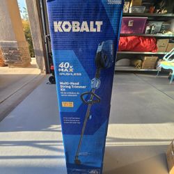 Kobalt 40v Max Brushless Multi- Head Strimmer