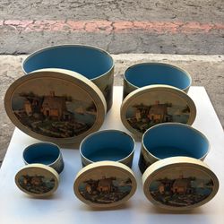 Bob's Boxes - decorative oval jewelry boxes from the company Lang Card Company. The series is called "Gifts from the Garden" and the drawings on them 