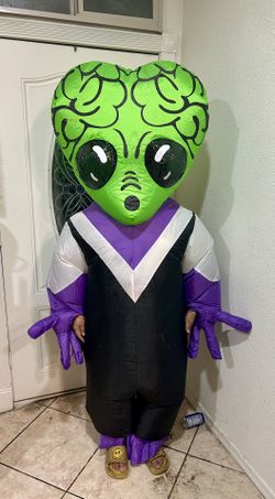 Inflatable Costume Adult Halloween Full Alien Body One Size 