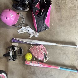 Girl Soft Ball Gear 