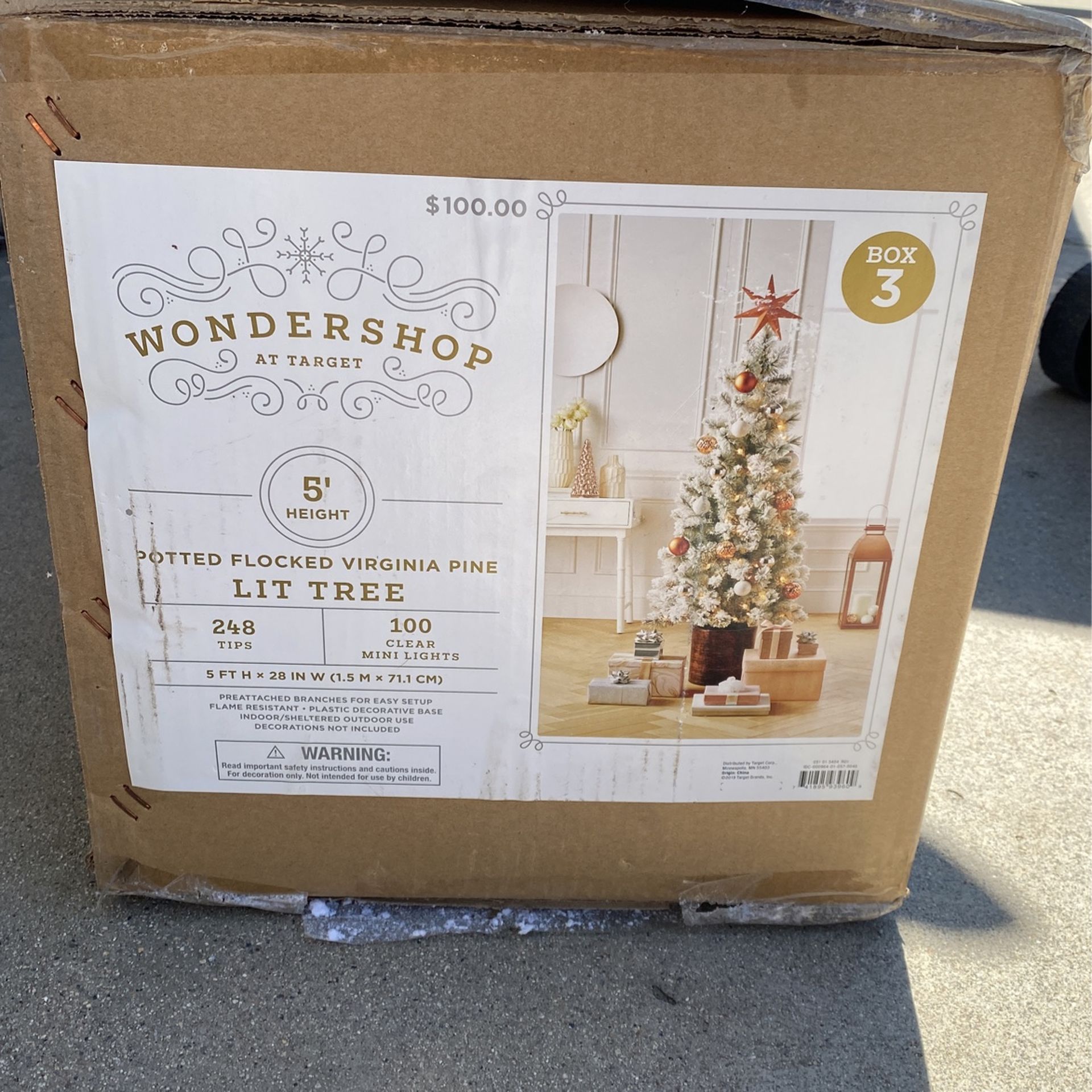 5 Ft Christmas Tree Used Once