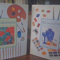 Paint oils and watercolors Books