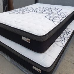 King Size Mattress Pillow Top New 12"
