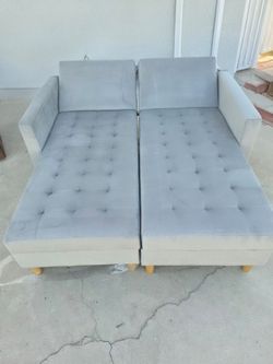 Brand new DOUBLE Chaise sofa lounger w/ storage