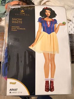 Disney Princess Snow White Adult Costume Large