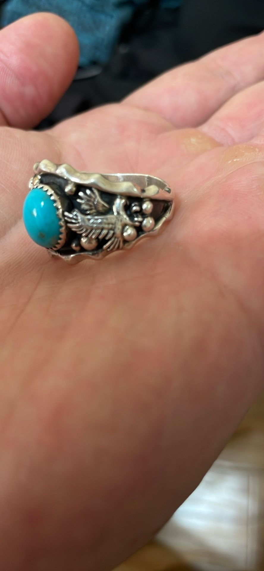 Navajo Mens Silver Ring