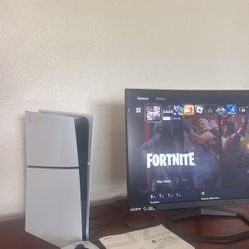 PS5 Digital Edition & Sceptre Gaming Monitor 