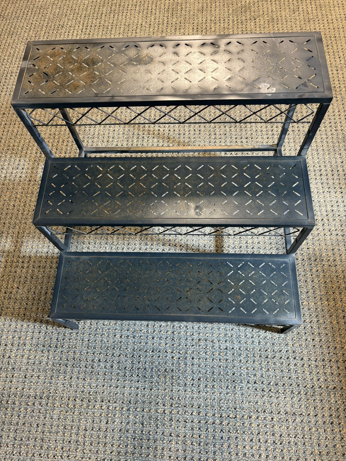 3 Step Metal Plant Stand