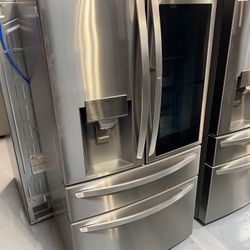 Stainless Steel 23 Cu. Ft. Smart WiFi Enabled InstaView Door-in-Door Refrigerator 