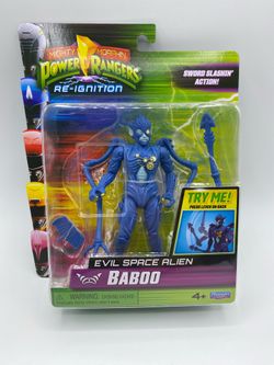 Mighty Morphin Power Rangers Re-Ignition Evil Space Alien BABOO 6" Figure 2025