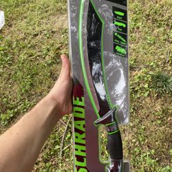 Schrade SCMACH1CP Full Tang 18 Inch gift