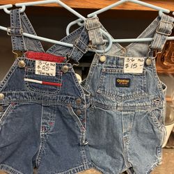 Baby Size 3-6 Mo Denim Short Overalls Pickup Only Union Hills / 7th Ave Cash Only