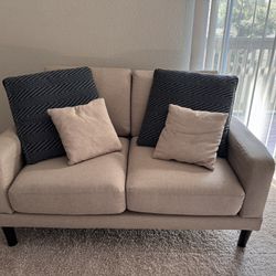Loveseat Sofa with Pillows - Pending