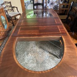 Dining Room Cherry Wood Table 