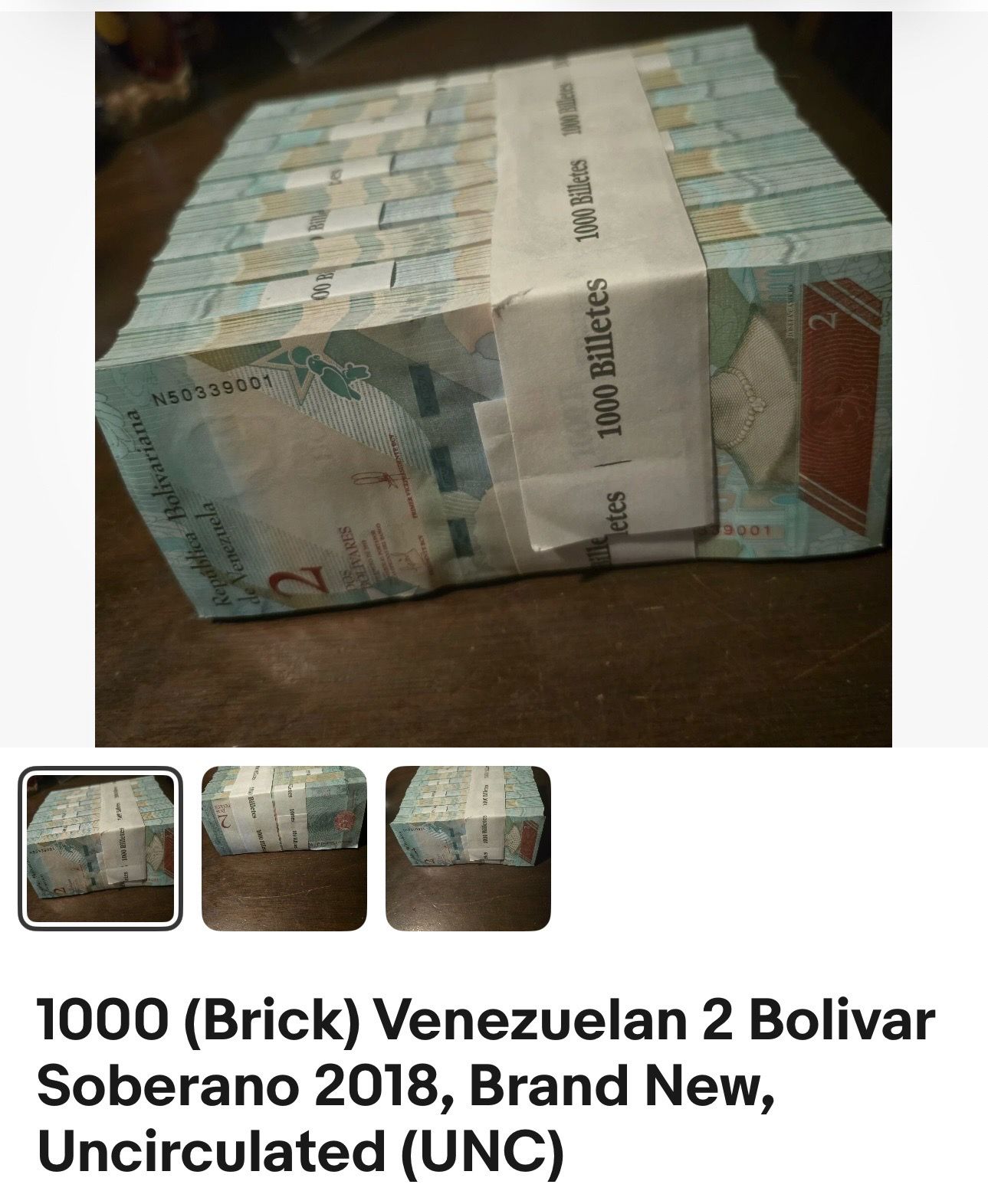 Venezuela 2018 uncirculated