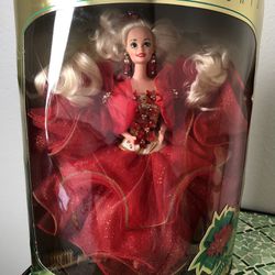 Vintage 1993 Special Edition Happy Holidays Barbie
