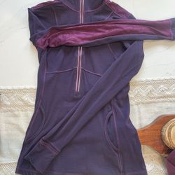 Women’s purple lululemon jacket size 6